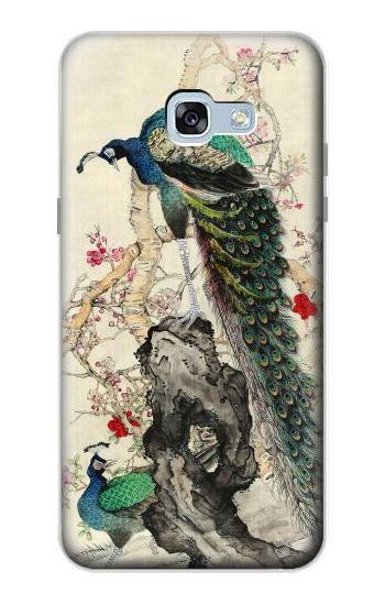 S2086 孔雀の絵画 Peacock Painting Samsung Galaxy A5 (2017) バックケース、フリップケース・カバー