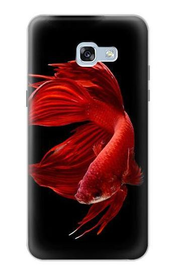 S2092 シャムと戦うサイアム Red Siamese Fighting Fish Samsung Galaxy A5 (2017) バックケース、フリップケース・カバー