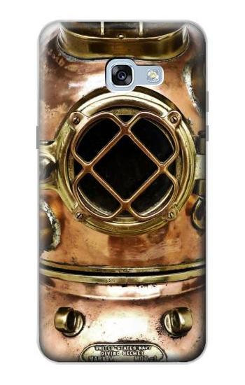 S2412 ヴィンテージ深海ダイビングヘルメット Vintage Deep Sea Diving Helmet Samsung Galaxy A5 (2017) バックケース、フリップケース・カバー