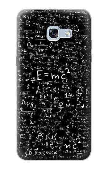 S2574 数学物理学黒板式 Mathematics Physics Blackboard Equation Samsung Galaxy A5 (2017) バックケース、フリップケース・カバー