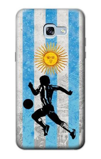 S2977 アルゼンチンサッカー Argentina Football Soccer Flag Samsung Galaxy A5 (2017) バックケース、フリップケース・カバー