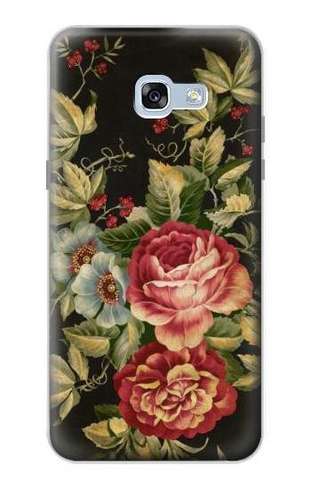 S3013 ヴィンテージバラ Vintage Antique Roses Samsung Galaxy A5 (2017) バックケース、フリップケース・カバー