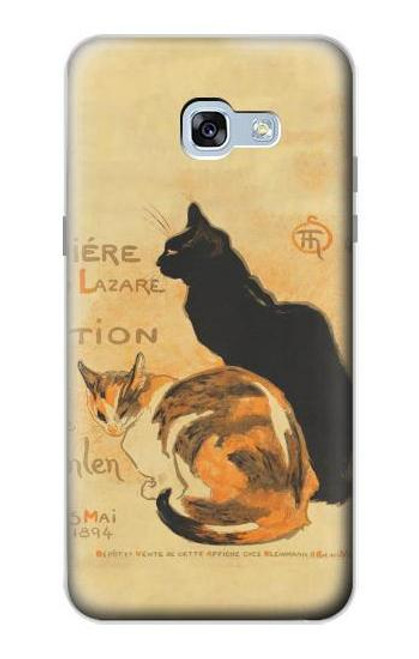 S3229 ヴィンテージ猫ポスター Vintage Cat Poster Samsung Galaxy A5 (2017) バックケース、フリップケース・カバー