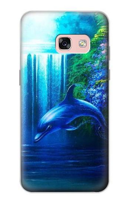 S0385 イルカ Dolphin Samsung Galaxy A3 (2017) バックケース、フリップケース・カバー