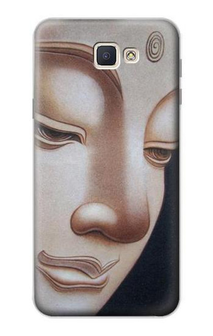 S1255 仏の顔 Buddha Face Samsung Galaxy J7 Prime (SM-G610F) バックケース、フリップケース・カバー