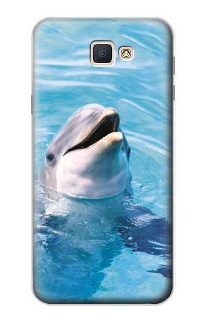 S1291 イルカ Dolphin Samsung Galaxy J7 Prime (SM-G610F) バックケース、フリップケース・カバー