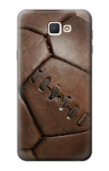 S2661 ヴィンテージレザーサッカーグラフィックプリント Vintage Soccer Football Graphic Samsung Galaxy J7 Prime (SM-G610F) バックケース、フリップケース・カバー