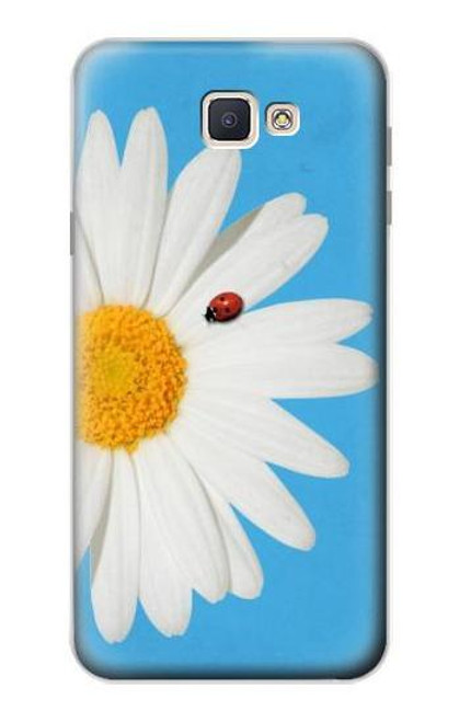 S3043 ビンテージ デイジー 天道虫 Vintage Daisy Ladybug Samsung Galaxy J7 Prime (SM-G610F) バックケース、フリップケース・カバー