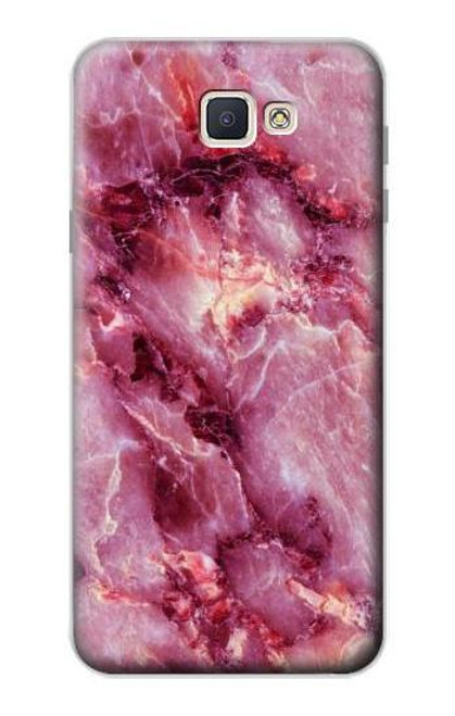 S3052 ピンクの大理石のグラフィックプリント Pink Marble Graphic Printed Samsung Galaxy J7 Prime (SM-G610F) バックケース、フリップケース・カバー