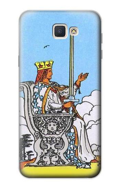 S3068 タロットカード ソードの女王 Tarot Card Queen of Swords Samsung Galaxy J7 Prime (SM-G610F) バックケース、フリップケース・カバー