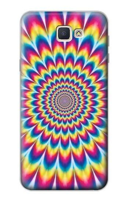 S3162 カラフルなサイケデリック Colorful Psychedelic Samsung Galaxy J7 Prime (SM-G610F) バックケース、フリップケース・カバー