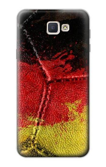 S3303 ドイツの旗ビンテージフットボールのグラフィック Germany Flag Vintage Football Graphic Samsung Galaxy J7 Prime (SM-G610F) バックケース、フリップケース・カバー