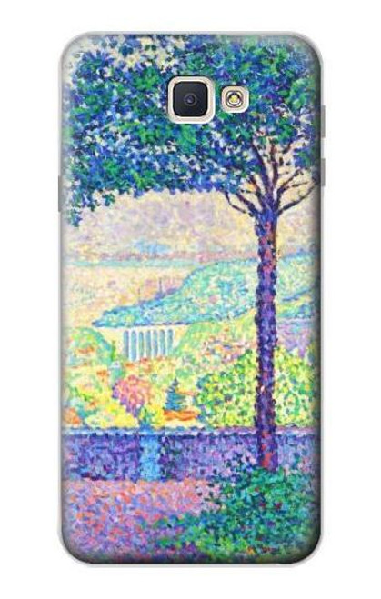 S3349 ポール・シニャック Paul Signac Terrace of Meudon Samsung Galaxy J7 Prime (SM-G610F) バックケース、フリップケース・カバー