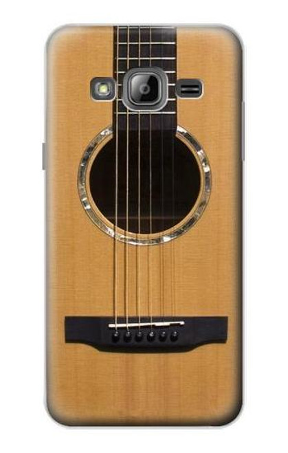 S0057 アコースティックギター Acoustic Guitar Samsung Galaxy J3 (2016) バックケース、フリップケース・カバー