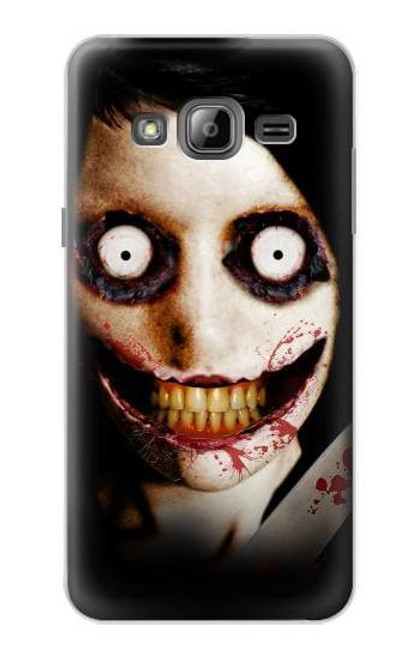 S1344 ジェフキラー Jeff the Killer Samsung Galaxy J3 (2016) バックケース、フリップケース・カバー