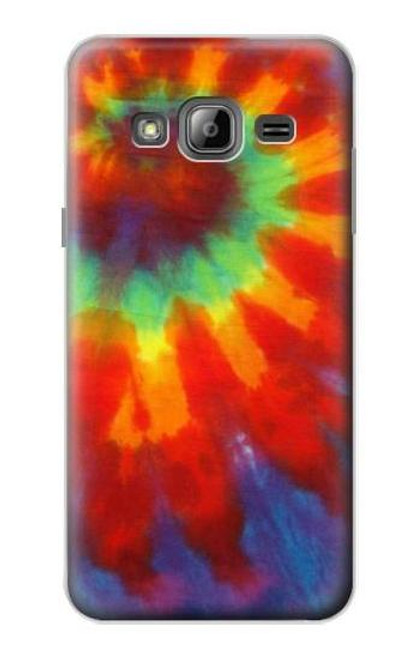 S2985 絞り染めカラー Colorful Tie Dye Texture Samsung Galaxy J3 (2016) バックケース、フリップケース・カバー