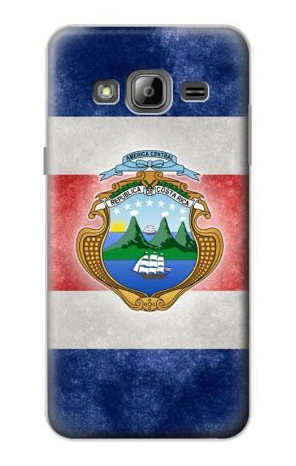 S3003 コスタリカサッカー Costa Rica Football Soccer Flag Samsung Galaxy J3 (2016) バックケース、フリップケース・カバー