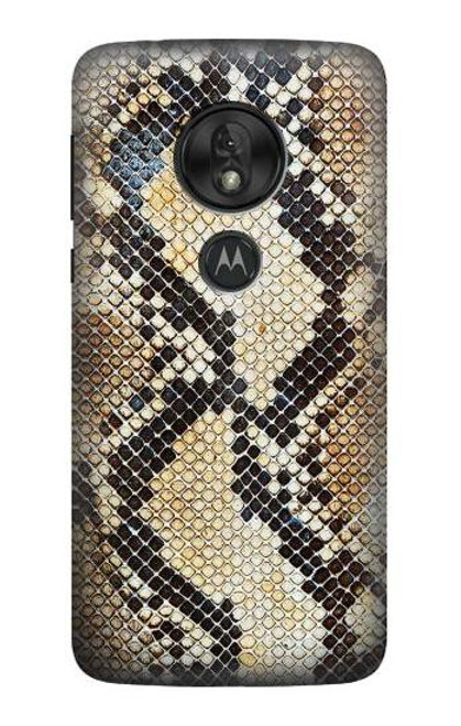 S2703 スネークスキンテクスチャグラフィックプリント Snake Skin Texture Graphic Printed Motorola Moto G7 Play バックケース、フリップケース・カバー