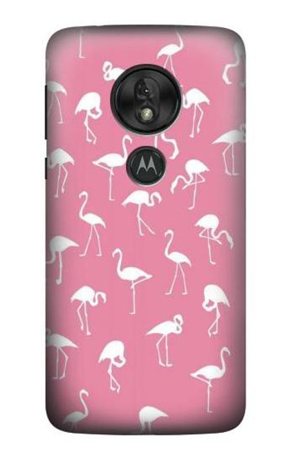 S2858 ピンクフラミンゴ柄 Pink Flamingo Pattern Motorola Moto G7 Play バックケース、フリップケース・カバー