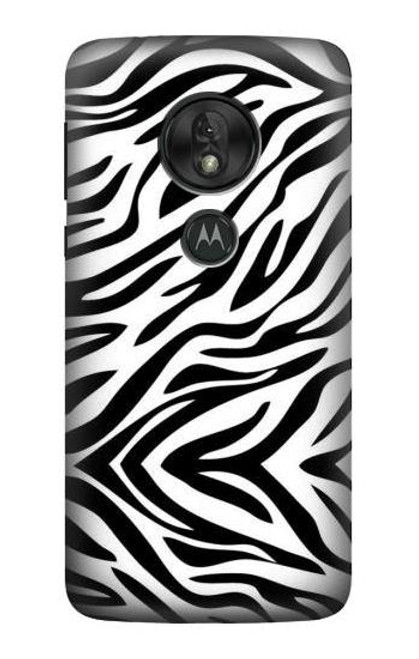 S3056 シマウマスキングラフィックプリント Zebra Skin Texture Graphic Printed Motorola Moto G7 Play バックケース、フリップケース・カバー