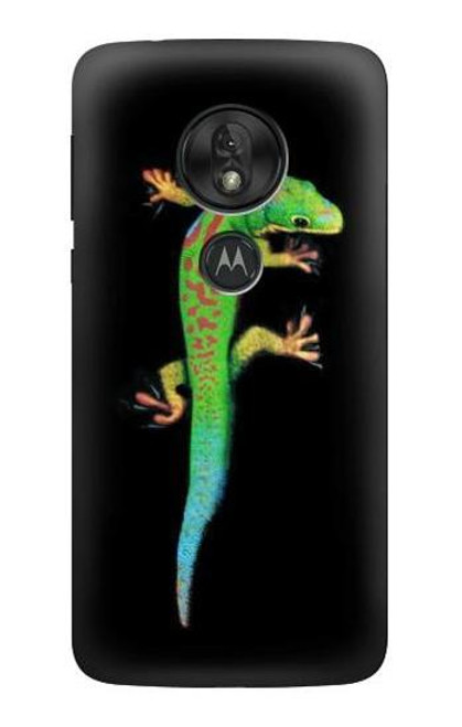 S0125 緑ヤモリ Green Madagascan Gecko Motorola Moto G7 Power バックケース、フリップケース・カバー