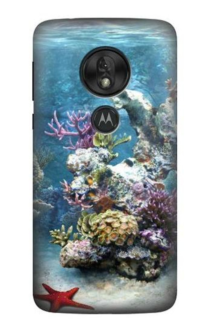 S0227 水族館 Aquarium 2 Motorola Moto G7 Power バックケース、フリップケース・カバー