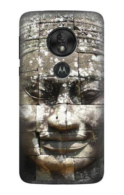S0314 古代カンボジアの仏教 Ancient Cambodian Buddhism Motorola Moto G7 Power バックケース、フリップケース・カバー