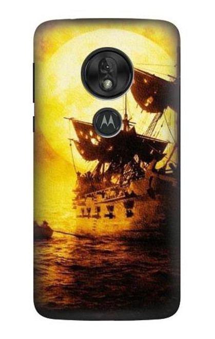 S0841 海賊 ブラックパール Pirates Black Pearl Motorola Moto G7 Power バックケース、フリップケース・カバー