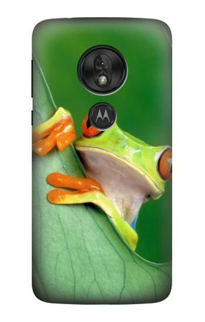 S1047 小さなカエル Little Frog Motorola Moto G7 Power バックケース、フリップケース・カバー