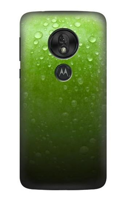 S2475 緑リンゴ Green Apple Texture Seamless Motorola Moto G7 Power バックケース、フリップケース・カバー