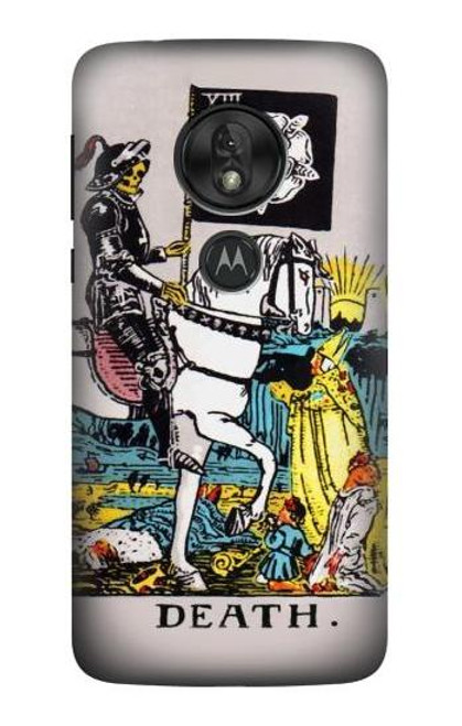 S3008 タロットカード 死神 Tarot Card Death Motorola Moto G7 Power バックケース、フリップケース・カバー