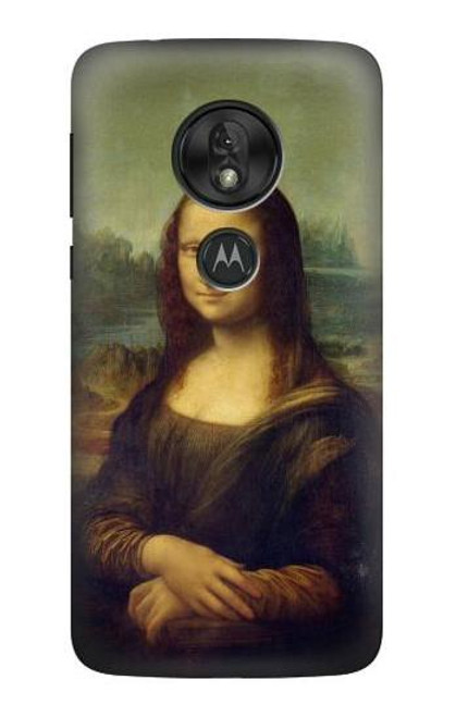 S3038 モナリザダヴィンチ絵画 Mona Lisa Da Vinci Painting Motorola Moto G7 Power バックケース、フリップケース・カバー