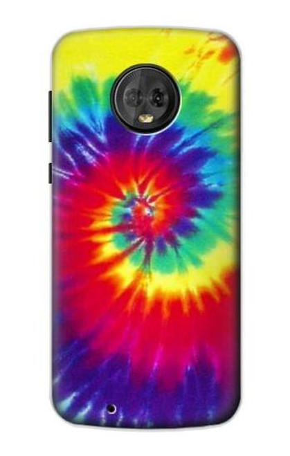 S2884 絞り染めスワールカラー Tie Dye Swirl Color Motorola Moto G6 バックケース、フリップケース・カバー