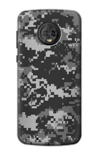 S3293 アーバンブラックカモ迷彩 Urban Black Camo Camouflage Motorola Moto G6 バックケース、フリップケース・カバー