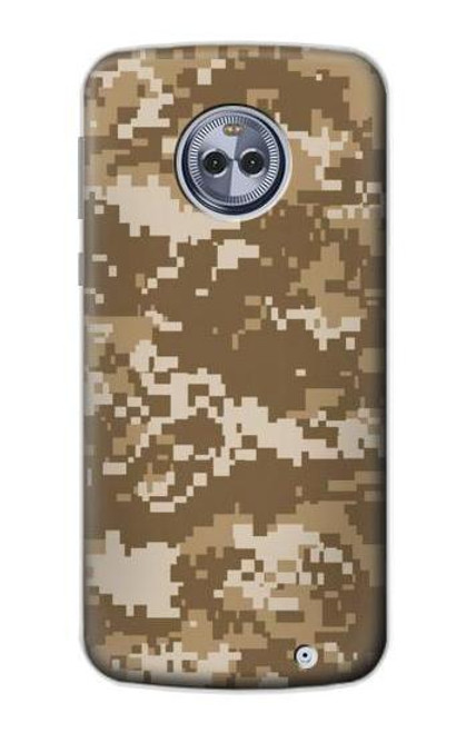 S3294 陸軍砂漠タンコヨーテカモ迷彩 Army Desert Tan Coyote Camo Camouflage Motorola Moto X4 バックケース、フリップケース・カバー