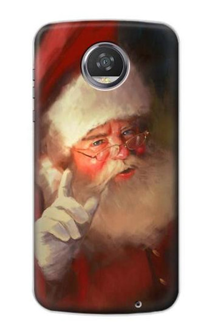 S1144 クリスマスサンタクロース Xmas Santa Claus Motorola Moto Z2 Play, Z2 Force バックケース、フリップケース・カバー