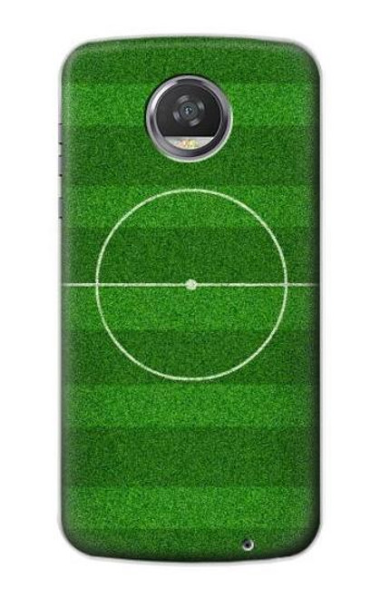 S2322 サッカー場 Football Soccer Field Motorola Moto Z2 Play, Z2 Force バックケース、フリップケース・カバー