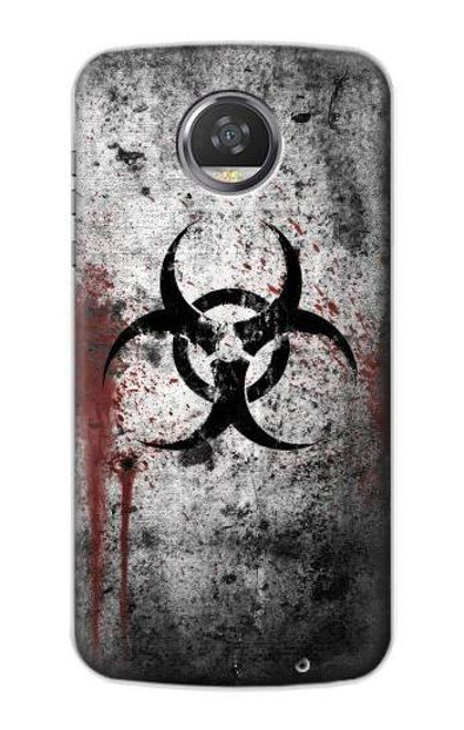 S2440 バイオハザード Biohazards Biological Hazard Motorola Moto Z2 Play, Z2 Force バックケース、フリップケース・カバー