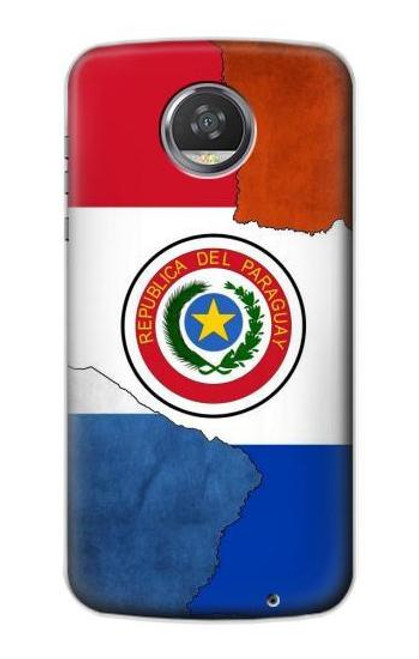 S3017 パラグアイの旗 Paraguay Flag Motorola Moto Z2 Play, Z2 Force バックケース、フリップケース・カバー