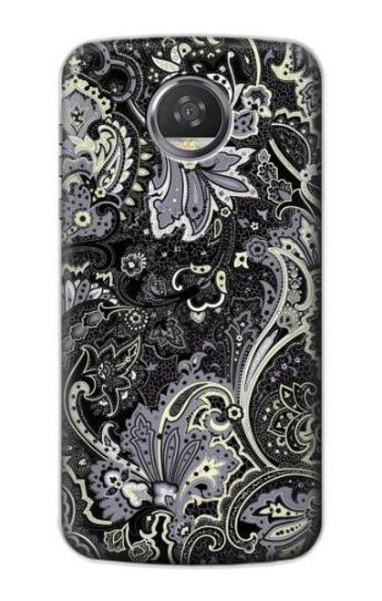 S3251 バティックパターン Batik Flower Pattern Motorola Moto Z2 Play, Z2 Force バックケース、フリップケース・カバー