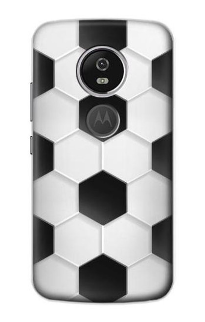 S2061 サッカーのパターン Football Soccer Pattern Motorola Moto E5 Plus バックケース、フリップケース・カバー