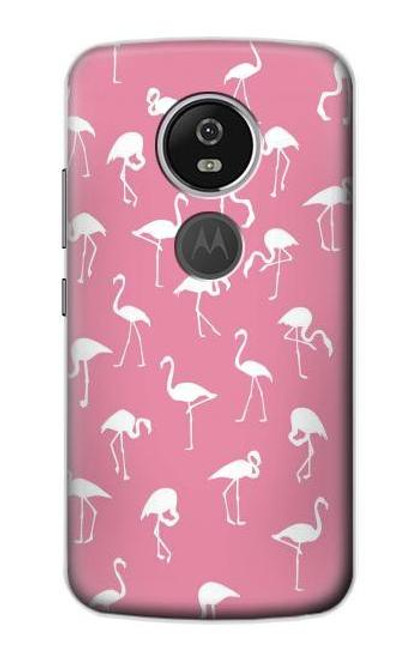 S2858 ピンクフラミンゴ柄 Pink Flamingo Pattern Motorola Moto E5 Plus バックケース、フリップケース・カバー