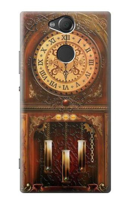 S3174 大きな古時計 Grandfather Clock Sony Xperia XA2 バックケース、フリップケース・カバー