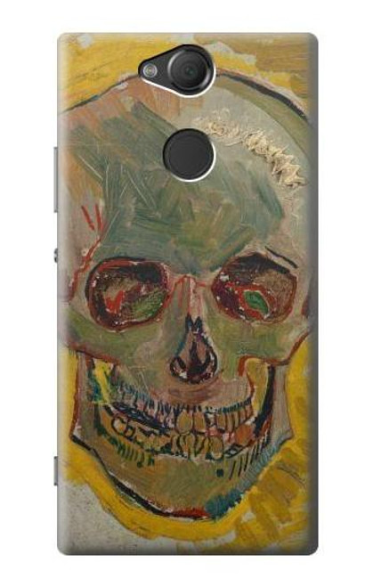 S3359 ヴィンセント・ヴァン・ゴッホ スカル Vincent Van Gogh Skull Sony Xperia XA2 バックケース、フリップケース・カバー