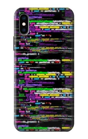 S3420 コーディングプログラマー Coding Programmer iPhone X, iPhone XS バックケース、フリップケース・カバー