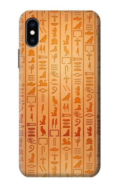 S3440 エジプトの象形文字 Egyptian Hieroglyphs iPhone X, iPhone XS バックケース、フリップケース・カバー