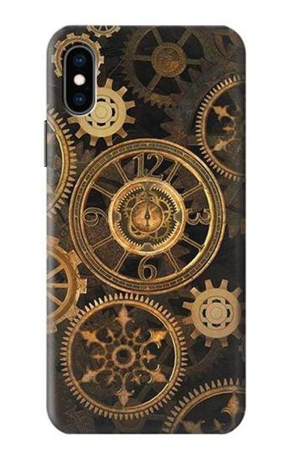 S3442 クロックギア Clock Gear iPhone X, iPhone XS バックケース、フリップケース・カバー