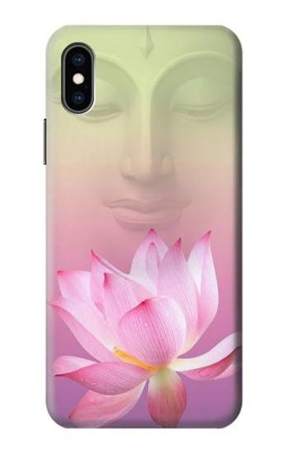S3511 蓮の花の仏教 Lotus flower Buddhism iPhone X, iPhone XS バックケース、フリップケース・カバー
