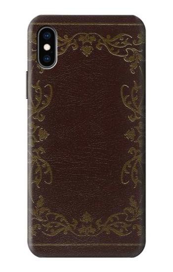 S3553 ヴィンテージブックカバー Vintage Book Cover iPhone X, iPhone XS バックケース、フリップケース・カバー