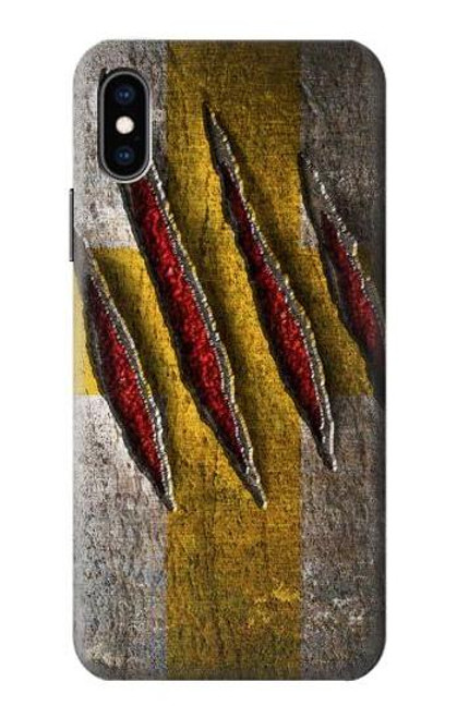 S3603 ウルヴァリンクロースラッシュ Wolverine Claw Slash iPhone X, iPhone XS バックケース、フリップケース・カバー